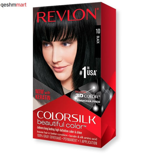 کیت رنگ مو فاقد آمونیاک رولون شماره 10 Revlon Colorsilk Beautiful Hair Color