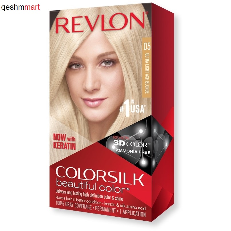 کیت رنگ مو فاقد آمونیاک رولون شماره 05 Revlon Colorsilk Beautiful Hair Color