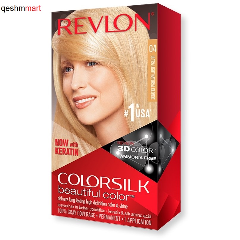 کیت رنگ مو فاقد آمونیاک رولون شماره 04 Revlon Colorsilk Beautiful Hair Color