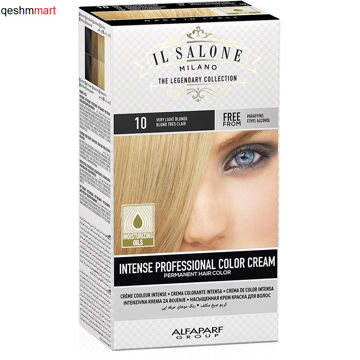 کیت رنگ مو ایل سالونه شماره 10 بلوند خیلی روشن IL SALONE Hair Color