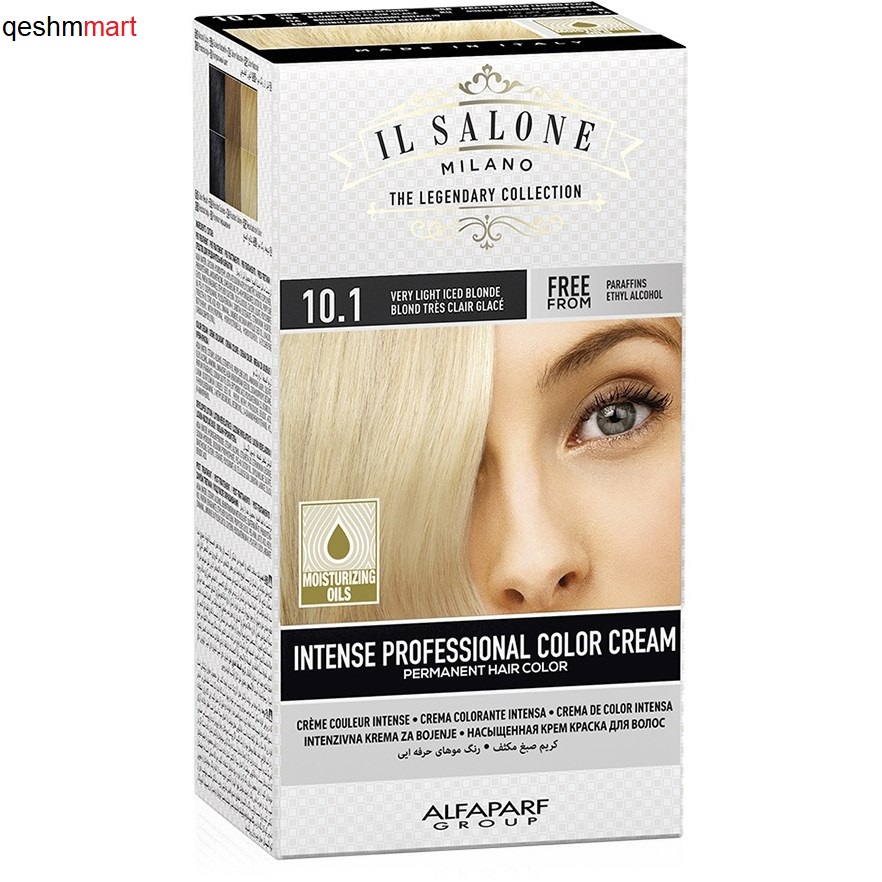 کیت رنگ مو ایل سالونه شماره 10.1 بلوند یخی خیلی روشن IL SALONE Hair Color