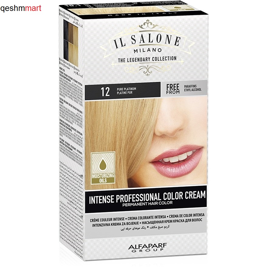 کیت رنگ مو ایل سالونه شماره 12 پلاتینی محض IL SALONE Hair Color