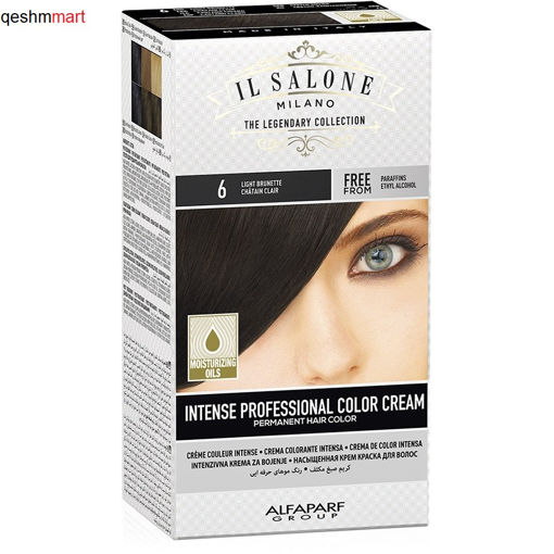 کیت رنگ مو ایل سالونه شماره 6 سبزه روشن IL SALONE Hair Color