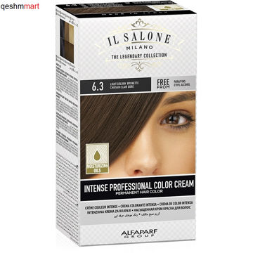 کیت رنگ مو ایل سالونه شماره 6.3 سبزه طلایی روشن IL SALONE Hair Color