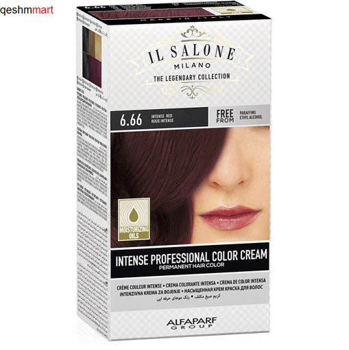 کیت رنگ مو ایل سالونه شماره 6.66 قرمز شدید IL SALONE Hair Color