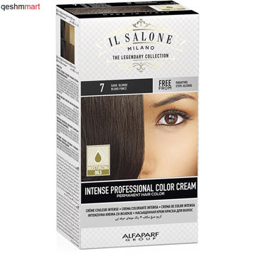 کیت رنگ مو ایل سالونه شماره 7 بلوند تیره IL SALONE Hair Color