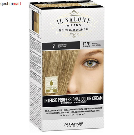 کیت رنگ مو ایل سالونه شماره 9 بلوند روشن IL SALONE Hair Color