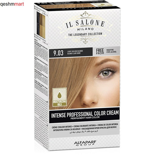 کیت رنگ مو ایل سالونه شماره 9.03 بلوند طلایی روشن IL SALONE Hair Color