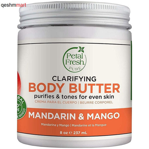 کره روشن کننده بدن پرتقال ماندارین و انبه پتال فرش Petal Fresh Clarifying حجم 237 میلی لیتر