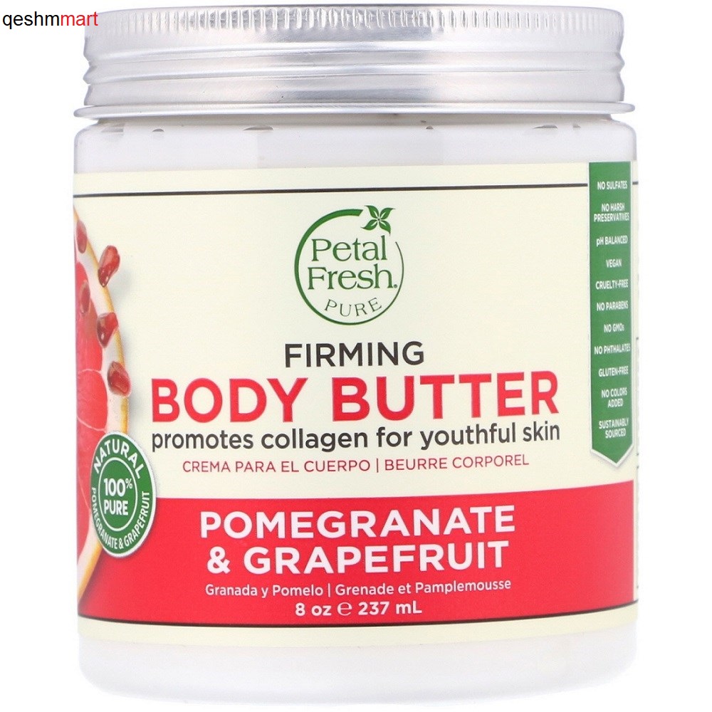 کرم بدن انار و گریپ فروت پتال فرش Petal Fresh Body Butter حجم 237 میلی لیتر