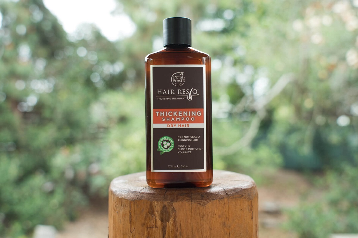 شامپو تقویت کننده و ضخیم کننده موهای خشک پتال فرش Petal Fresh ResQ حجم 355 میلی لیتر