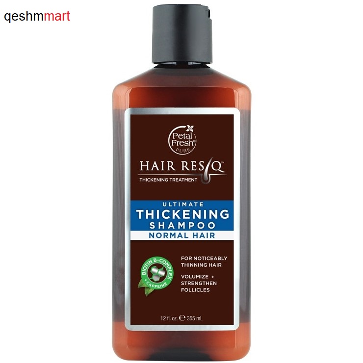 شامپو تقویت کننده و ضخیم کننده موهای نرمال پتال فرش Petal Fresh ResQ حجم 355 میلی لیتر