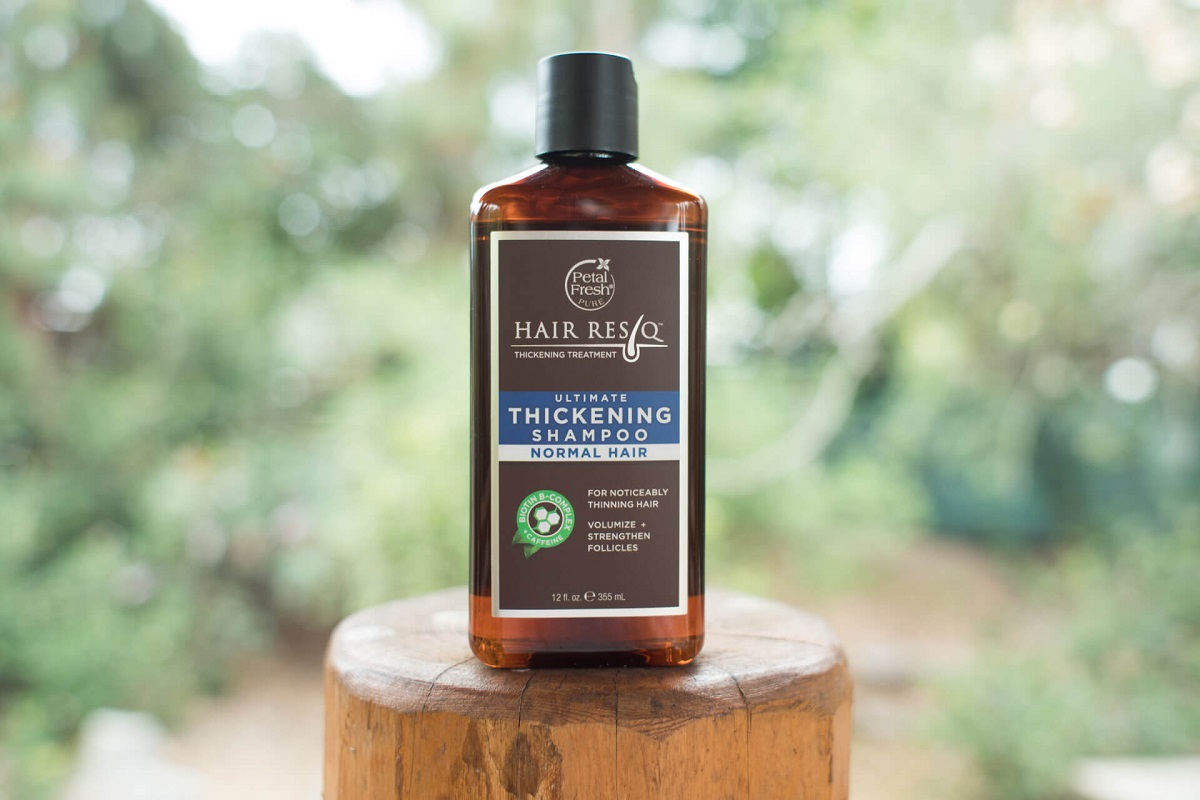 شامپو تقویت کننده و ضخیم کننده موهای نرمال پتال فرش Petal Fresh ResQ حجم 355 میلی لیتر
