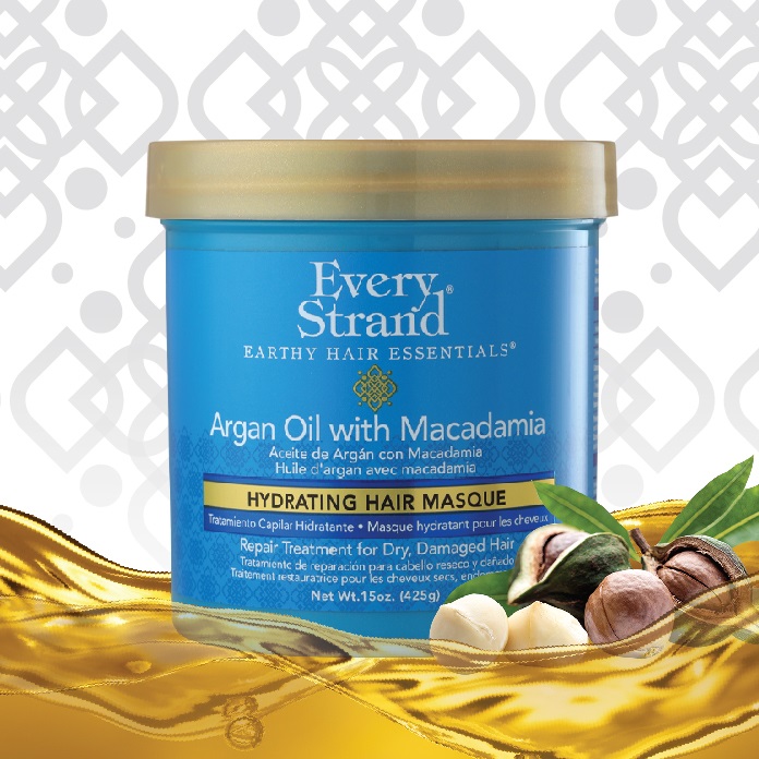 ماسک آبرسان مو روغن آرگان و ماکادمیا اوری استرند Every Strand Hydrating وزن 425 گرم