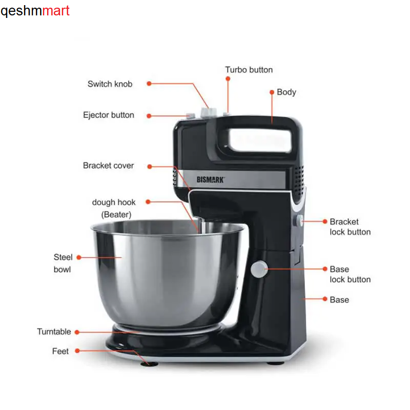 همزن کاسه دار بیسمارک آلمان مدل Bismark BM 2700