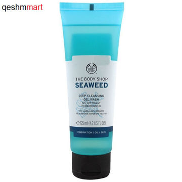 ژل شستشوی صورت سیوید بادی شاپ   The Body Shop Seaweed Deep Cleansing Gel Wash