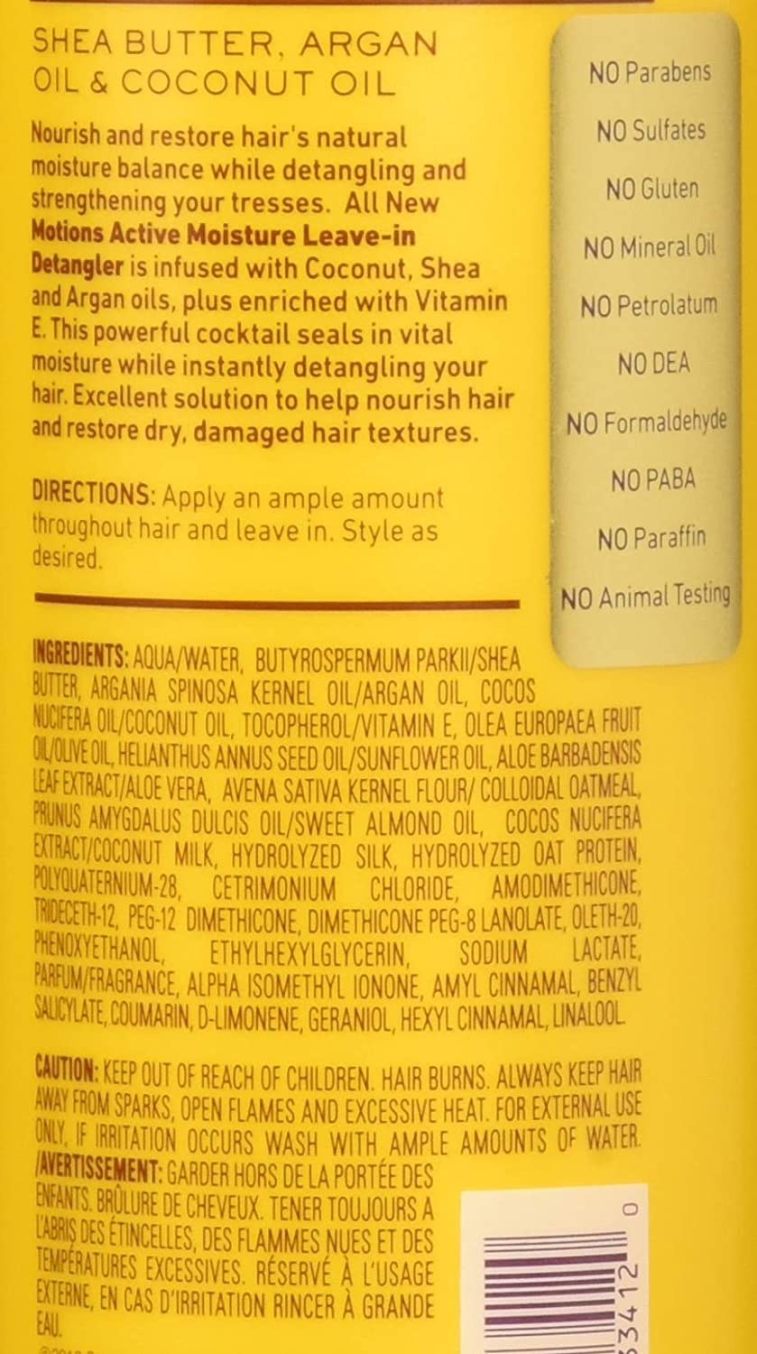 شامپو مغذی و گره گشا  موشنز Motions Nourish & Restore  حجم 384 میلی لیتر