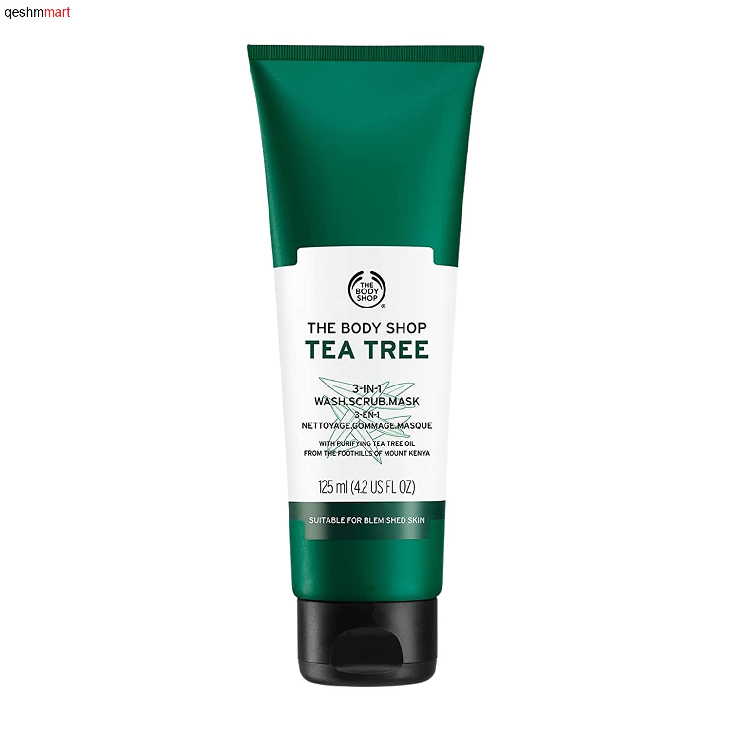 ماسک اسکراب بادی شاپ سه کاره The Body Shop Tea Tree 3 In 1 Wash, Scrub, Mask 125ml