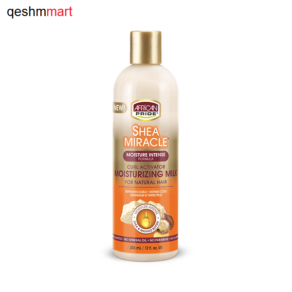 شیر موی حالت دهنده و فعال کننده ی فر مو آفریکن پراید African Pride Shea Miracle Curl Activator Moisturizing Milk