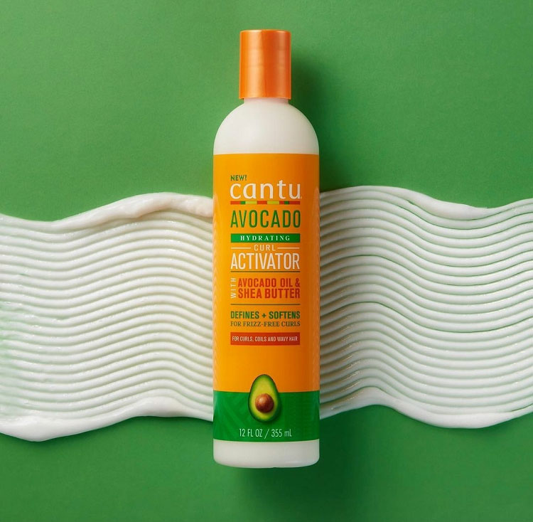 کرم فر کننده موی آووکادوی کانتو Cantu Hydrating Curl Activator حجم 355 میلی لیتر
