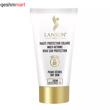 کرم ضد آفتاب رنگی پوست خشک لانسون Lanson Haute Protection Solaire Oily Skin
