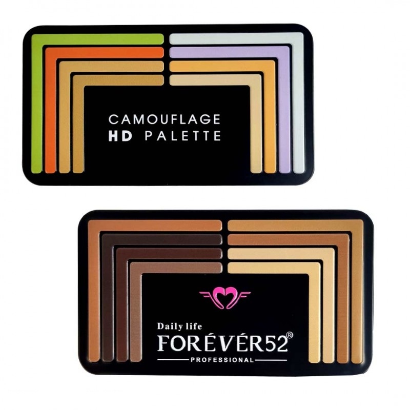پالت کانسیلر 16 رنگ Camouflage 001 فور اور 52