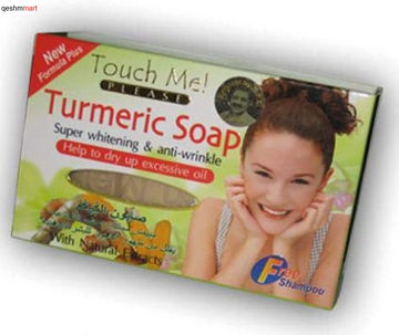 صابون زردچوبه تاچ می: سفید کننده و ضد لک turmeric soap touch me