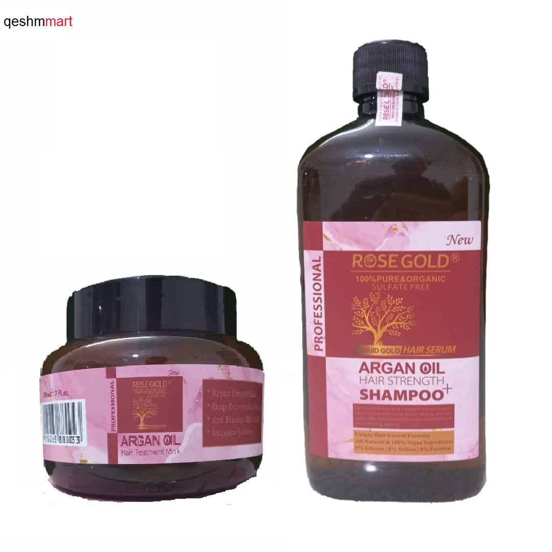 شامپو و ماسک رزگلد کلاسیک Shampoo and Mask Rose Gold classic