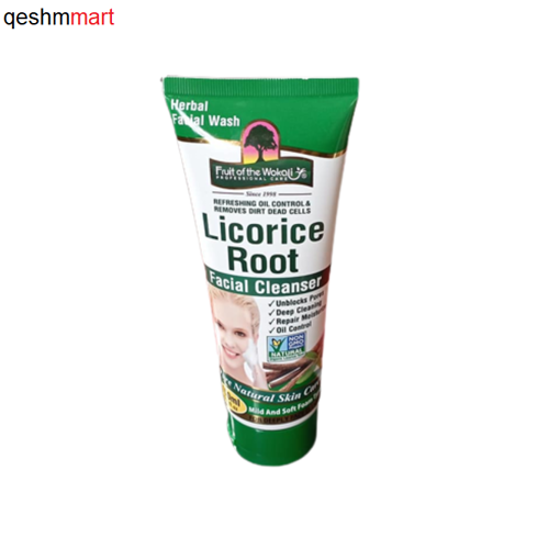 پاک کننده صورت گیاهی ریشه شیرین بیان  Wokali