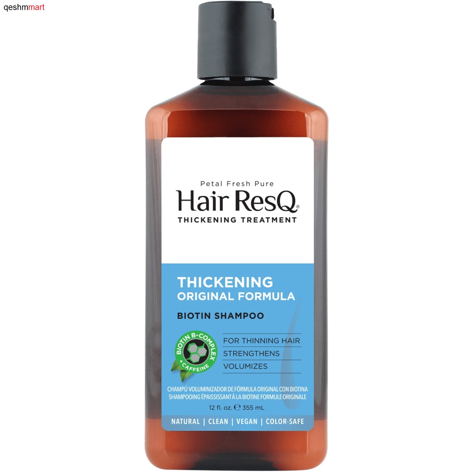 شامپو تقویت کننده و ضخیم کننده موهای نرمال پتال فرش Petal Fresh ResQ حجم 355 میلی لیتر