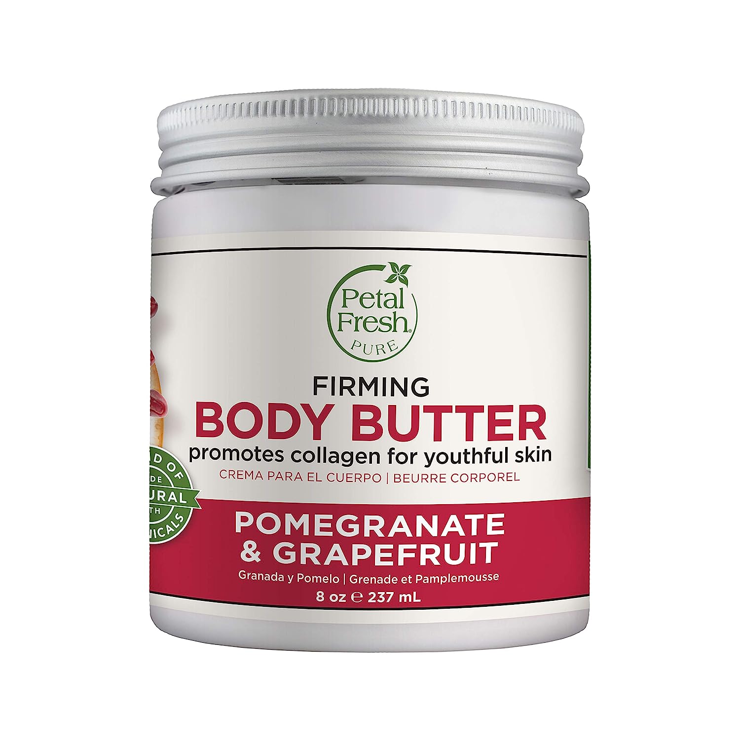 کرم بدن انار و گریپ فروت پتال فرش Petal Fresh Body Butter حجم 237 میلی لیتر