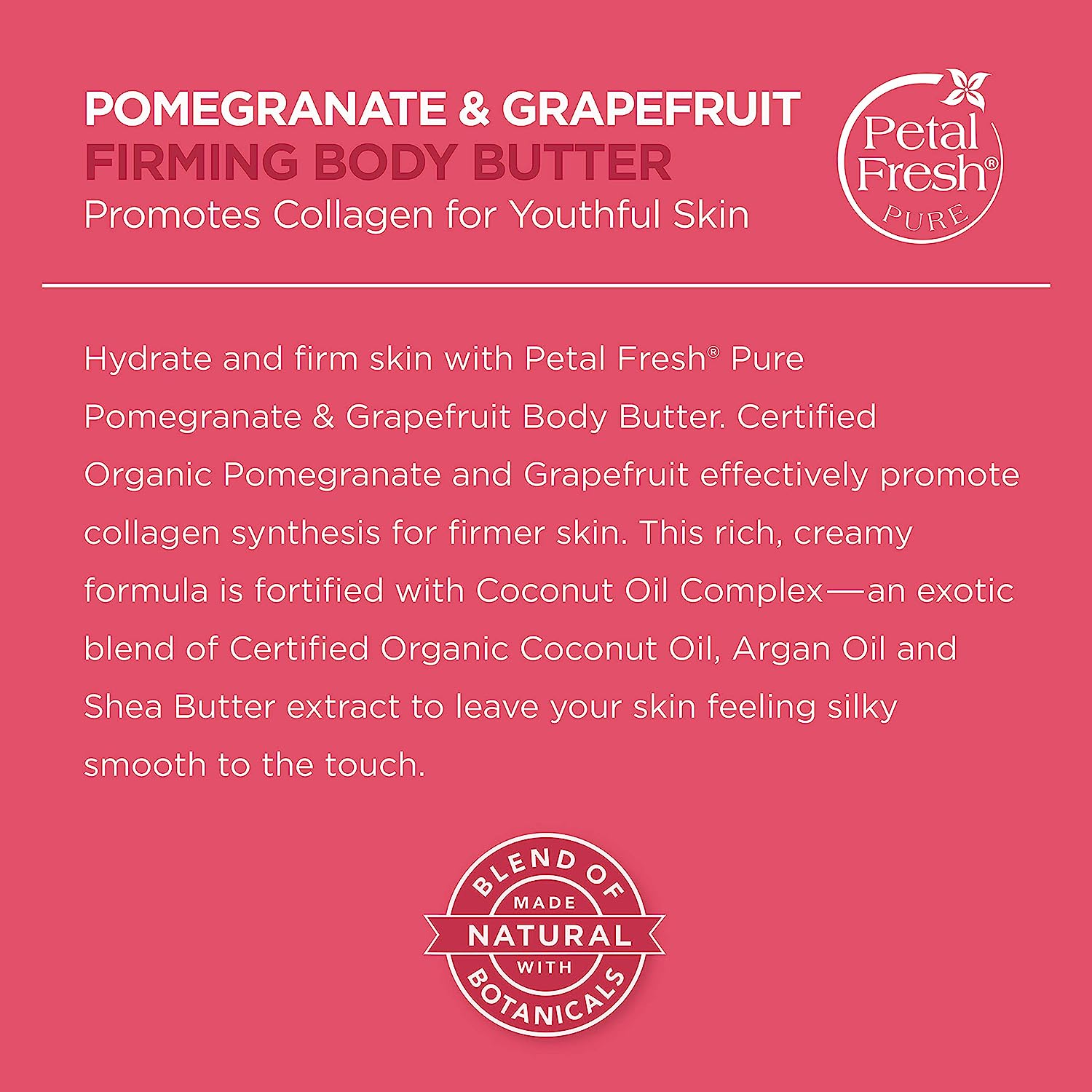 کرم بدن انار و گریپ فروت پتال فرش Petal Fresh Body Butter حجم 237 میلی لیتر