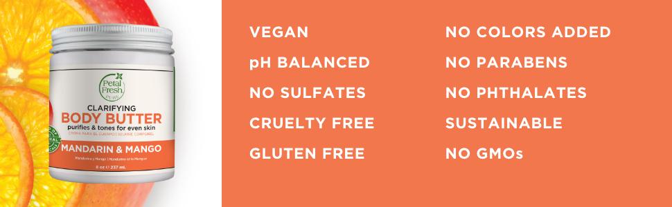 کرم روشن کننده بدن پرتقال ماندارین و انبه پتال فرش Petal Fresh Clarifying حجم 237 میلی لیتر