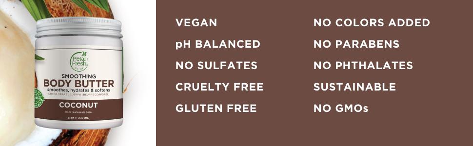 کرم بدن نارگیل پتال فرش Petal Fresh Coconut Body Butter حجم 237 میلی لیتر