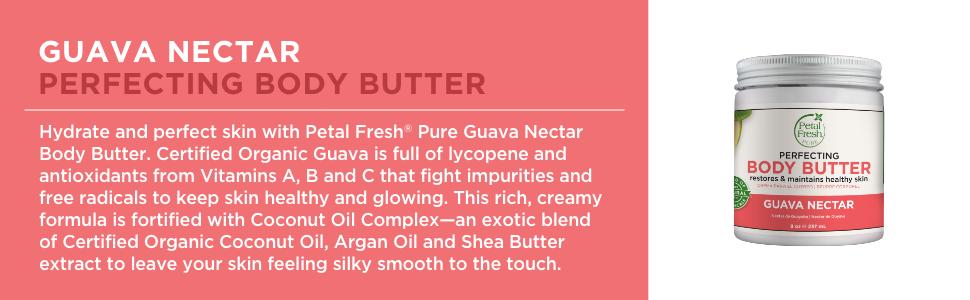 کرم بدن گواوا پتال فرش Petal Fresh Perfecting Guava حجم 237 میلی لیتر