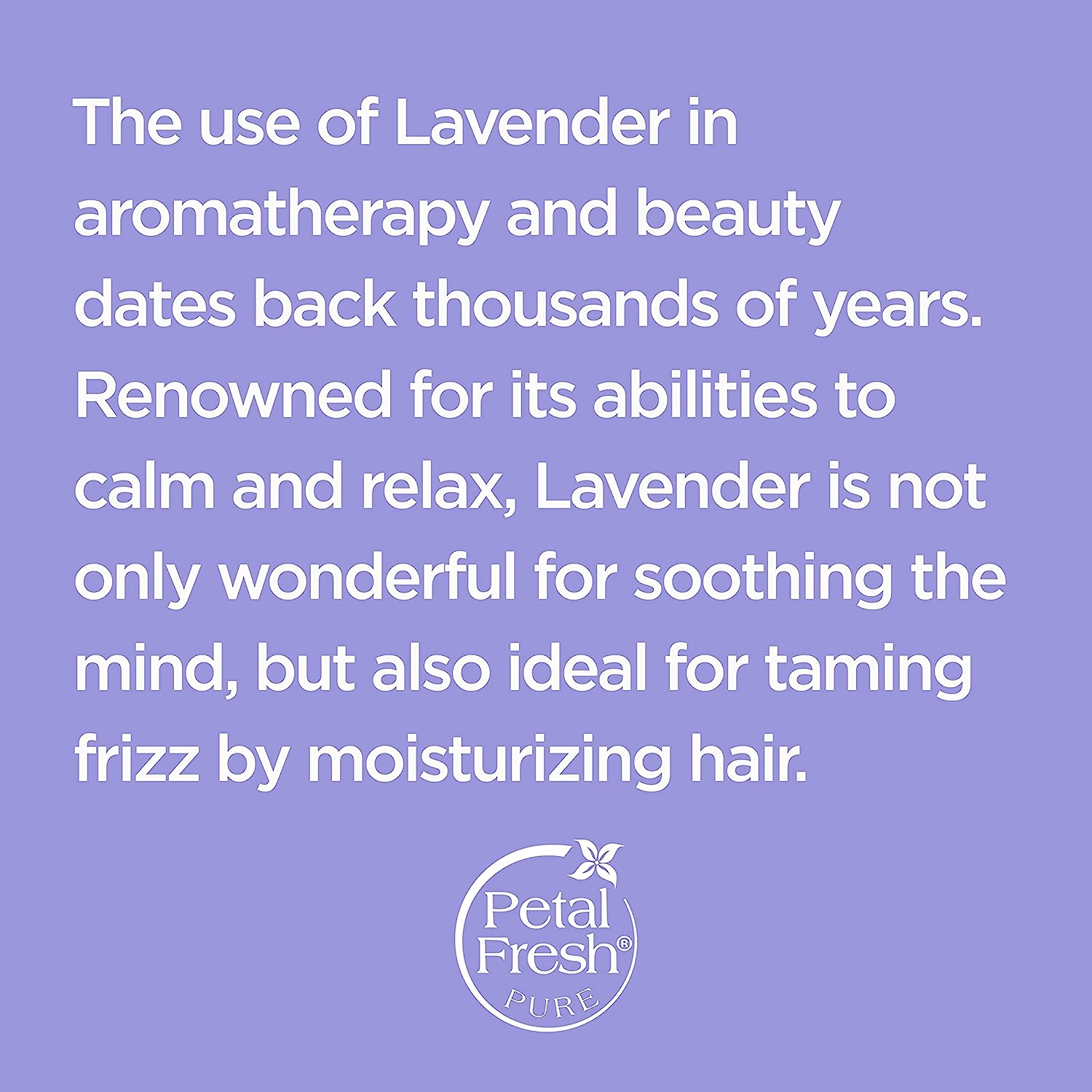 شامپو ضد وز مو پتال فرش لاوندر335میلی لیتر Petal Fresh Anti Frizz Lavender