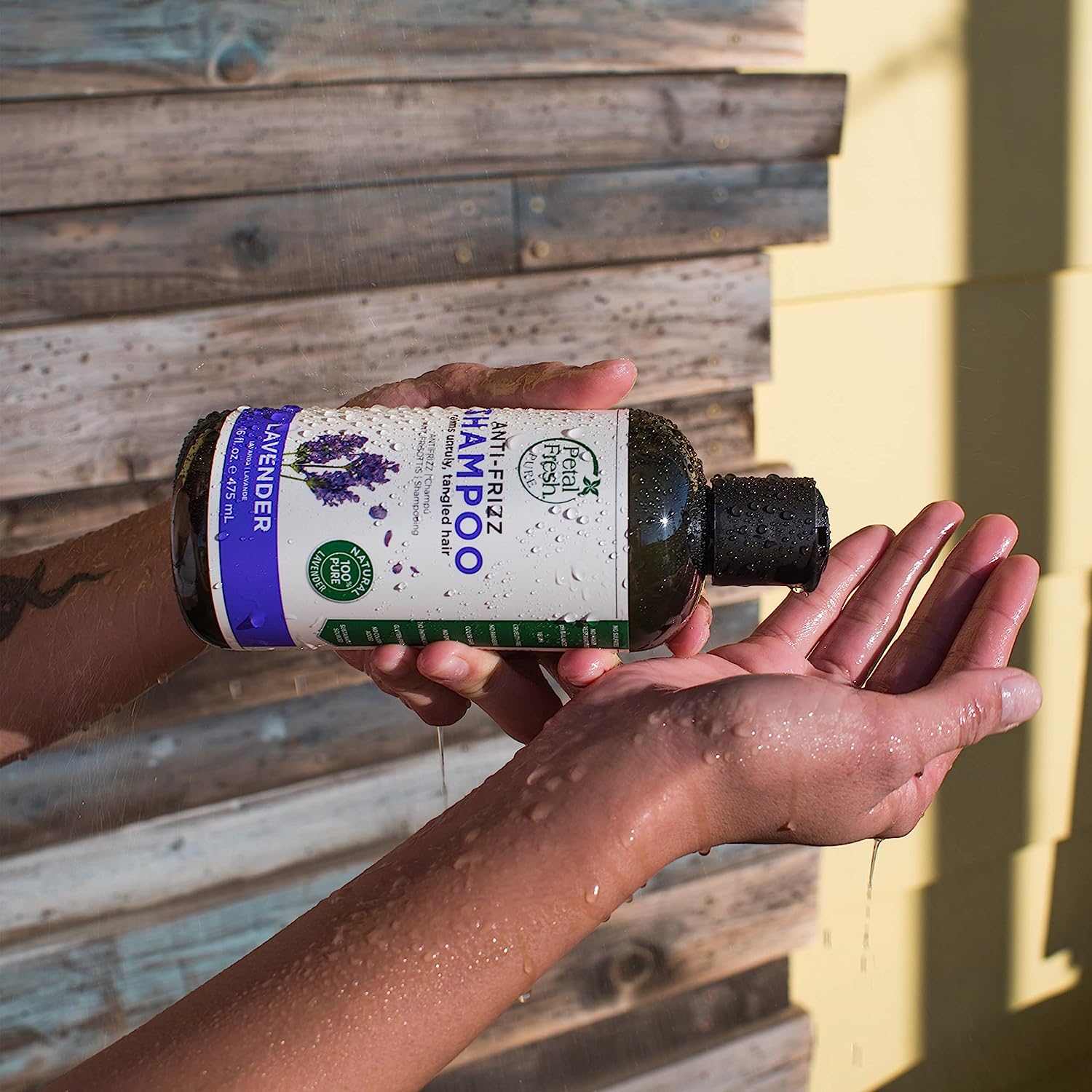 شامپو ضد وز مو پتال فرش لاوندر335میلی لیتر Petal Fresh Anti Frizz Lavender