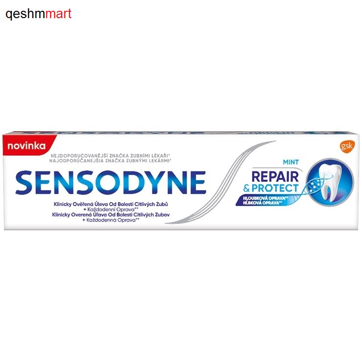 خمیردندان ترمیم کننده سنسوداین Sensodyne Repair and Protect حجم 75 میلی لیتر