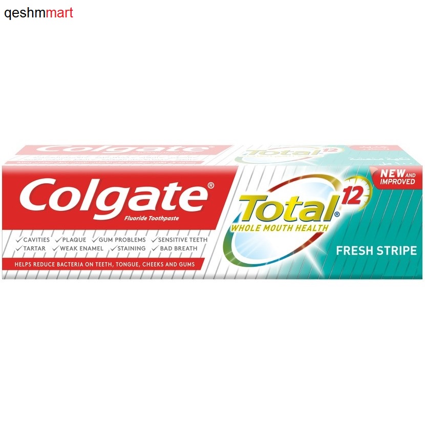 خمیردندان سفیدکننده کلگیت توتال Colgate Total Whitening حجم 100 میلی لیتر