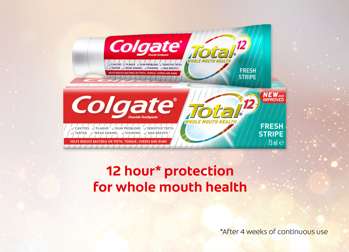 خمیردندان سفیدکننده کلگیت توتال Colgate Total Whitening حجم 100 میلی لیتر
