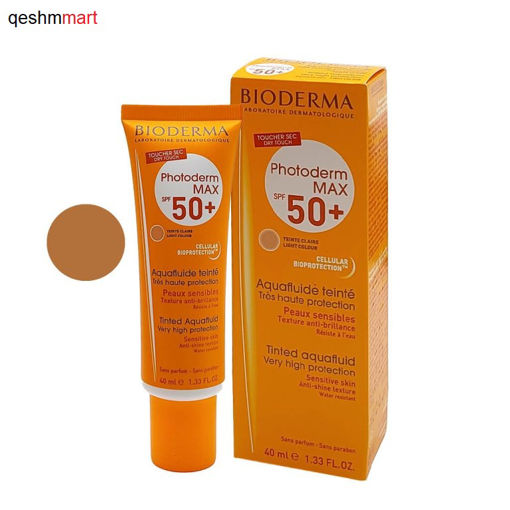 ضد آفتاب رنگی بایودرما فتودرم مکس SPF50 حجم 40 میلی لیتر