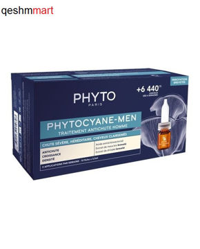 سرم ضد ریزش مو فیتوسیان آقایان برند فیتو 12 عددی phytocyane - men