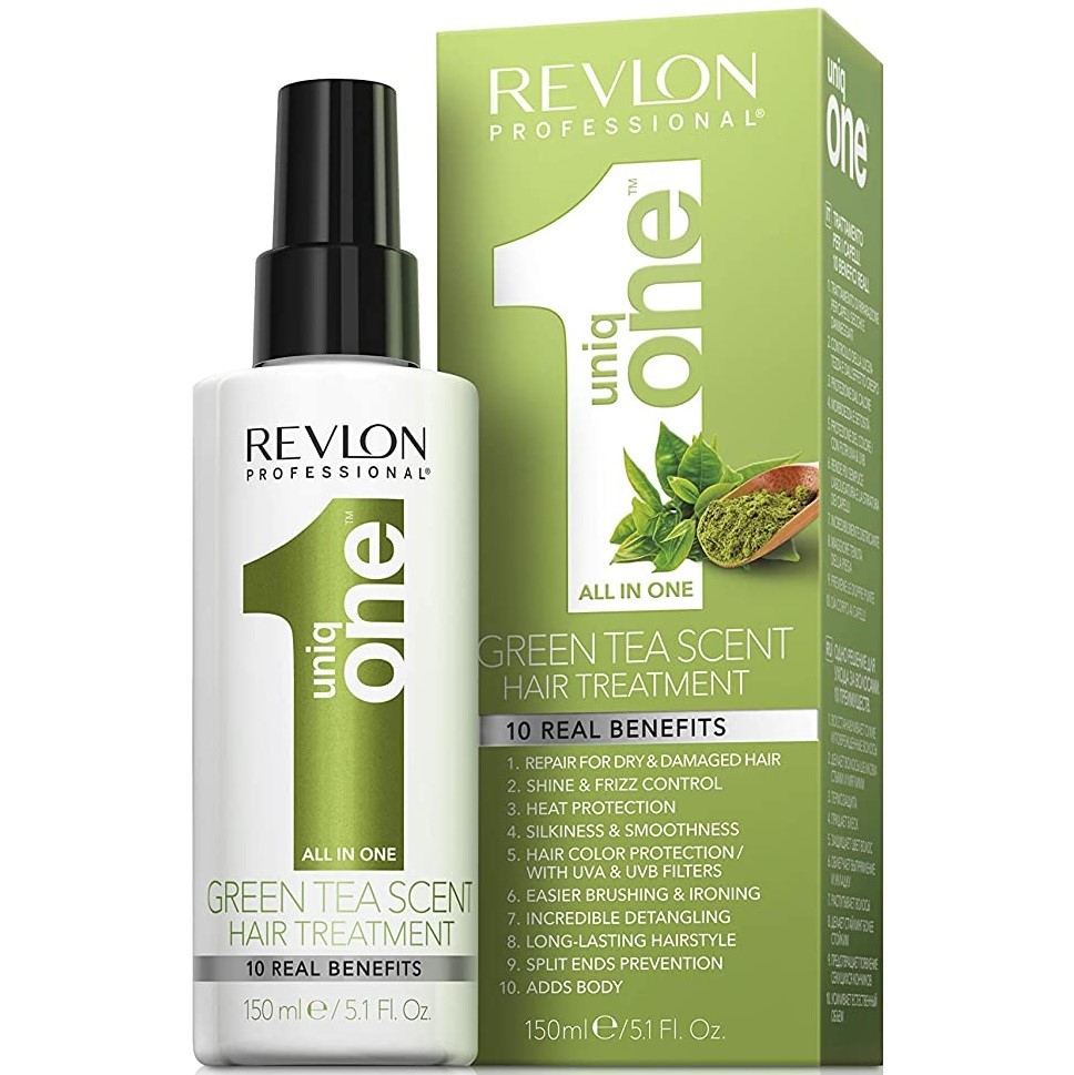 اسپری موی 10 کاره رولون یونیک وان رایحه چای سبز Revlon Uniq One حجم 150 میلی لیتر