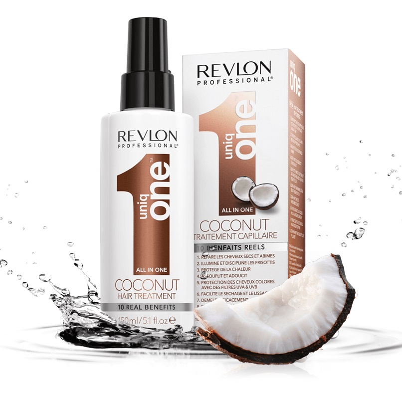 اسپری موی 10 کاره رولون یونیک وان رایحه نارگیل Revlon Uniq One حجم 150 میلی لیتر