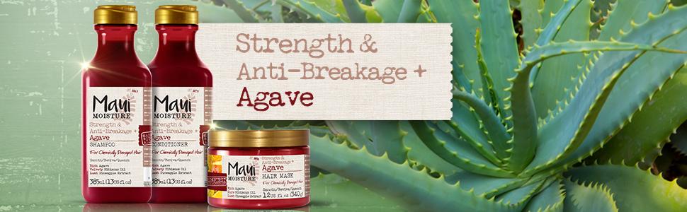 ماسک استحکام بخش و ضد شکنندگی موی مائوئی مویسچر آگاو Maui Agave وزن 340 گرم