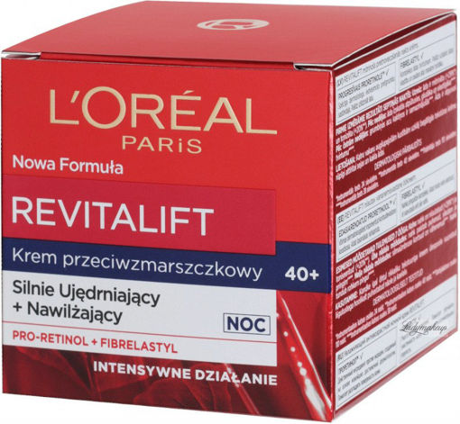 کرم شب ضد چروک و سفت کننده پوست لورال - L'Oréal - REVITALIFT - Anti-wrinkle and intensely firming night cream - 40+ - 50ml