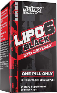 قرص لاغری لیپو سیکس بلک Lipo 6 Black