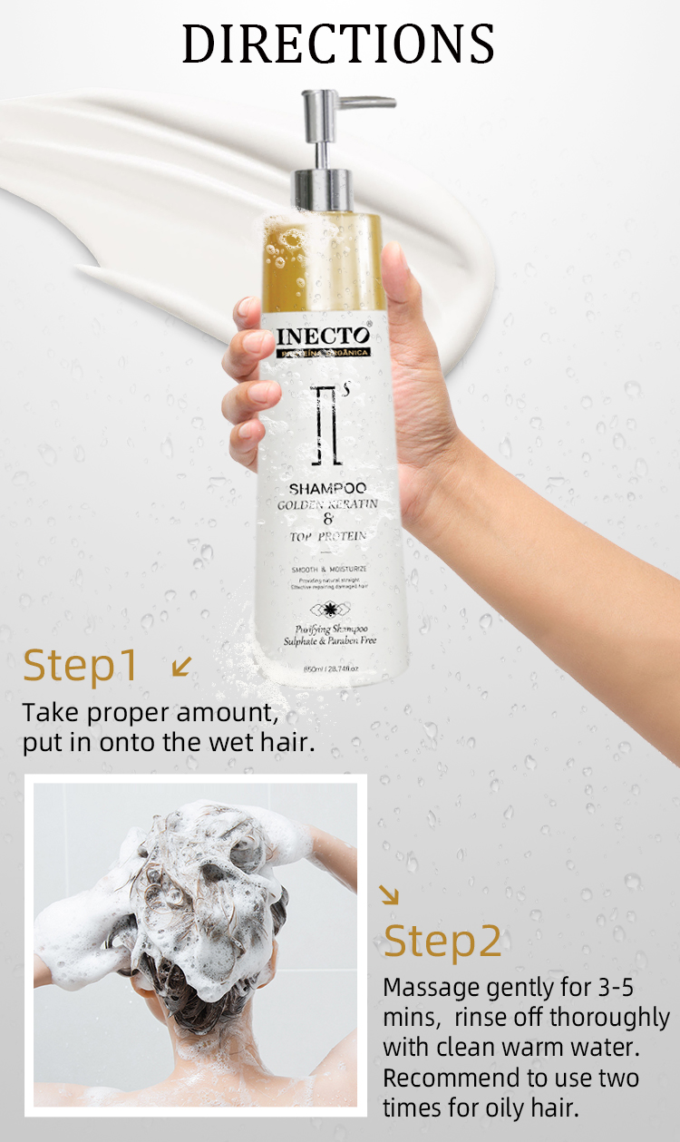 شامپو اینکتو کراتینه و بدون سولفات Inecto