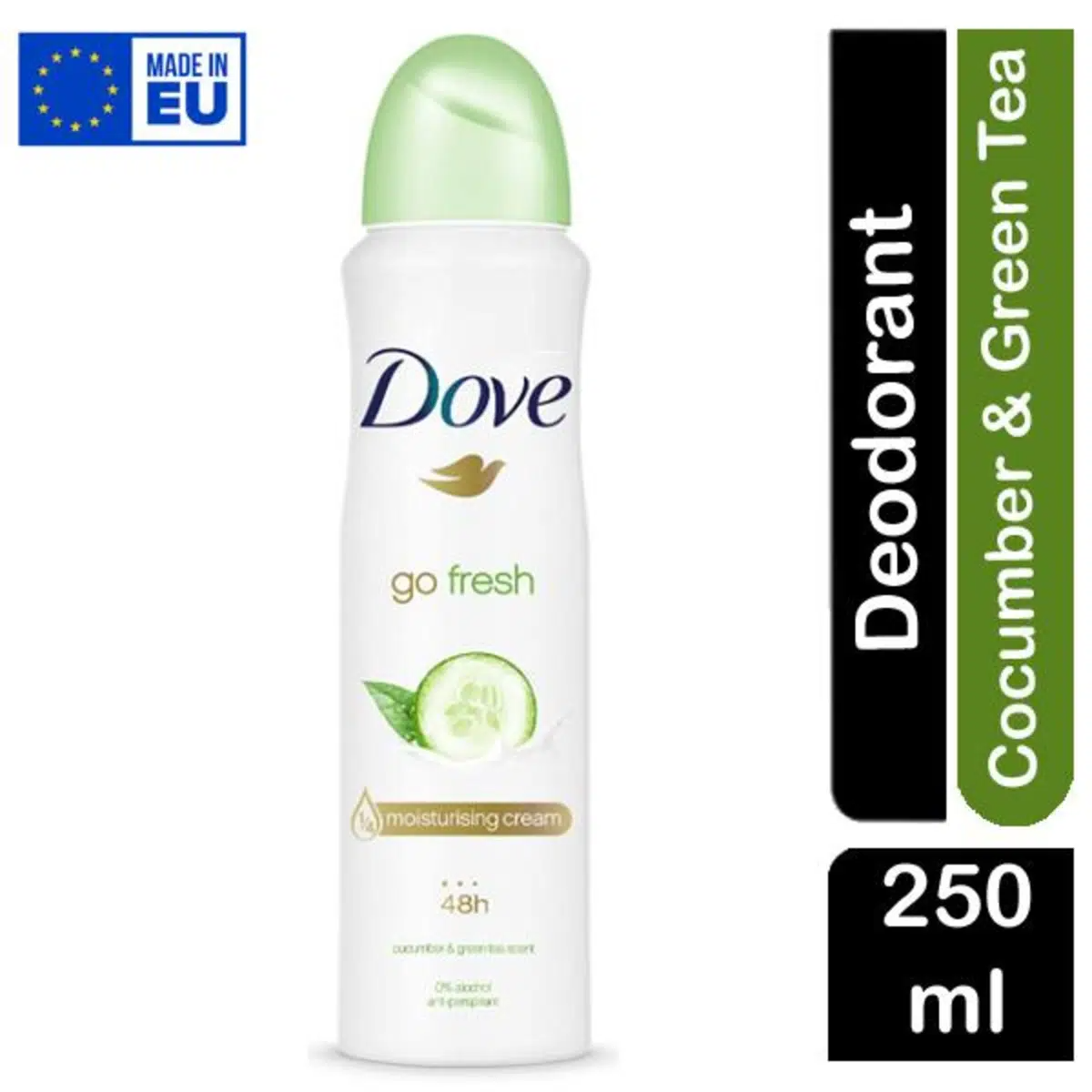 اسپری ضدتعریق خیار و چای سبز داو Dove Go Fresh حجم 250 میلی لیتر