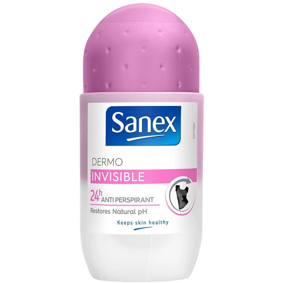 رول ضدتعریق سانکس اینویزیبل Sanex Dermo Invisible حجم 50 میلی لیتر